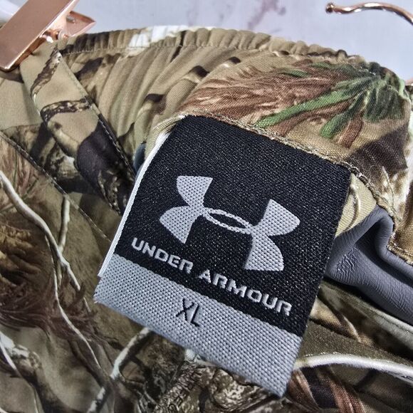 Under Armour Pants Mens XL Camo Woodland Zip Off Pull On AP HD Hunting - Picture 3 of 13